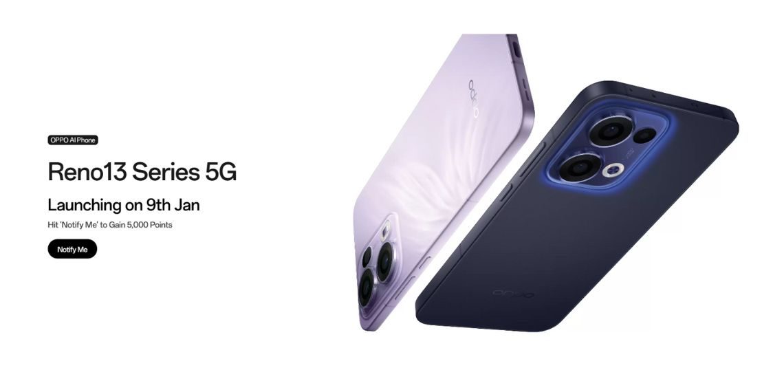OPPO Reno 13 Series Launching in India on January 9 AI Features, Underwater Photography, and Flipkart Availability - Before You Take