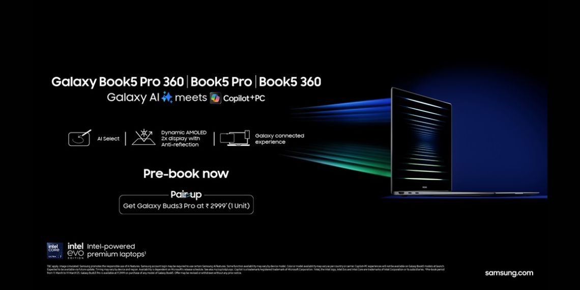 Samsung Galaxy Book 5 Series with Intel Core Ultra Series 2, AI-Powered Features, and Up to 3K AMOLED Display Launched in India - Before You Take