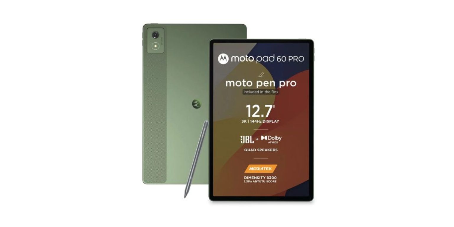Motorola Moto Pad 60 Pro Launched in India: 12.7-inch 3K Display, 144Hz ...