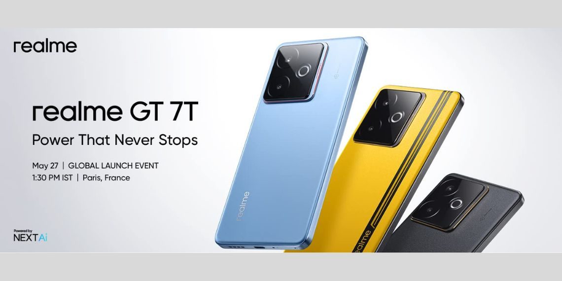 Realme GT 7T Design, Colours, and Leather Finish Officially Confirmed via Amazon Ahead of May 27 Global Launch - Before You Take
