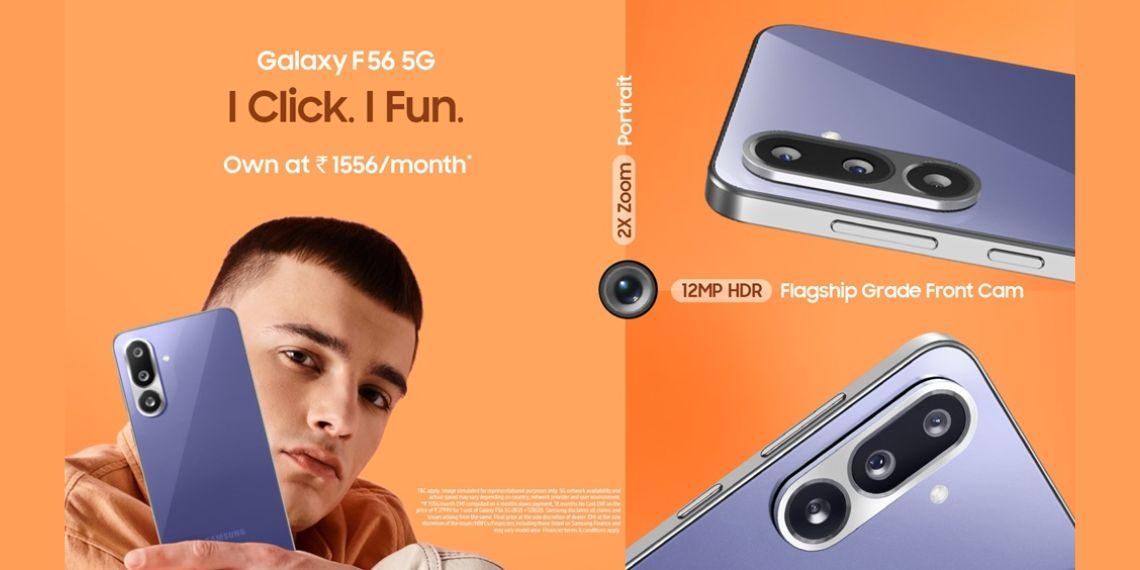 Samsung Galaxy F56 5G Launched in India with Android 15, 6 Years of Updates & 120Hz AMOLED Display Tech News - Before You Take