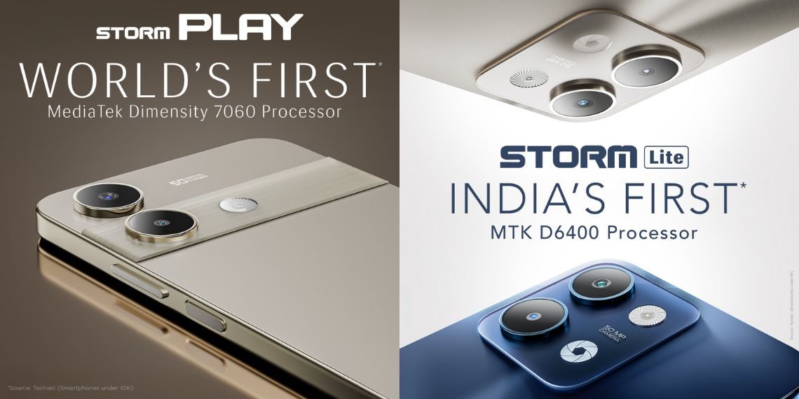 Lava Storm Play 5G and Storm Lite 5G Launched in India With Dimensity Chips, 120Hz Display, and Android 15 Under ₹10,000 - Before You Take