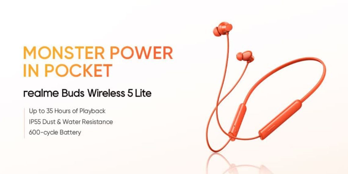 Realme Buds Wireless 5 Lite Launched in India with 35-Hour Playback, IP55 Rating at Just ₹1,049 Latest Tech News - Before You Take