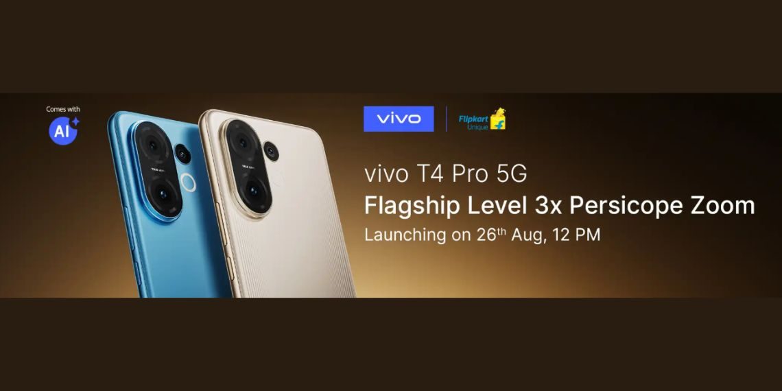 Vivo T4 Pro 5G India Launch on August 26 Price, Design, Key Specs and Flipkart Availability Confirmed Tech News - Before You Take