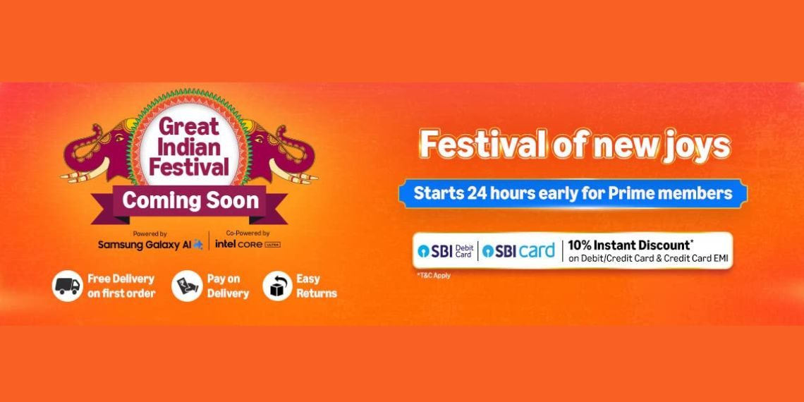 Amazon Great Indian Festival Sale 2025 is Going Live Soon – Massive Price Drops on Samsung Galaxy S24 Ultra, Laptops, Smart Devices & More - Before You Take