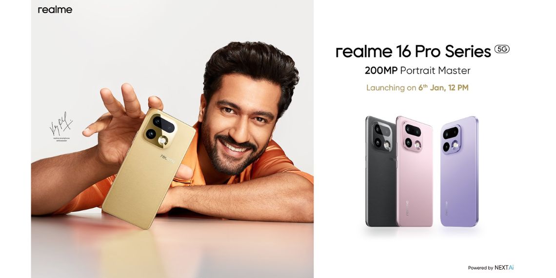 Realme Confirms India Launch of 16 Pro Series Featuring 200MP
