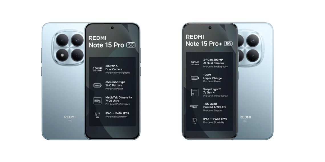 REDMI Note 15 Pro & Pro+ Go Official in India IP69K Rugged Design, 200MP Camera, 100W Charging Starting at ₹29,999 - Before You Take