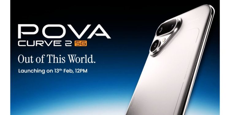 Tecno Pova Curve 2 5G Launching in India on Feb 13 New Camera Design, 7,750mAh Battery and Android 16 Expected - Before You Take