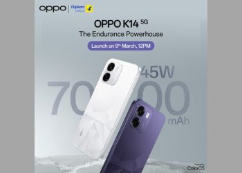 Oppo K14 5G India Launch Confirmed for March 9 with 7,000mAh Battery, 45W Fast Charging and Dual Camera Design - Before You Take