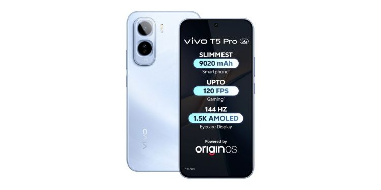 Vivo T5 Pro 5G Launched in India with Massive 9,020mAh Battery, Snapdragon 7s Gen 4, and 144Hz AMOLED Display - Before You Take