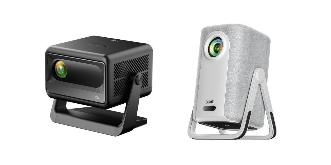 boAt CineHead M1 and E1 Smart Projectors Launched in India with 150-Inch Projection and Built-in OTT Apps Tech News - Before You Take