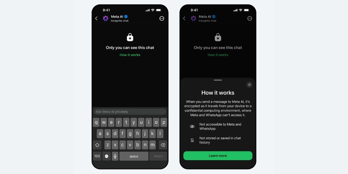 WhatsApp Launches Incognito Chat With Meta AI, Bringing Encrypted Temporary AI Conversations and Enhanced Privacy Features to Users - Before You Take