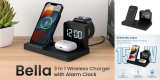 Portronics Bella: 3-in-1 Wireless Charger Launched with Digital Alarm Clock Integration, Specs, Pricing, and More