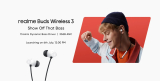 Realme Buds Wireless 3 Launched in India: Enhanced Audio Experience with 30dB ANC and 40 Hours Battery Life