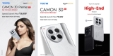 TECNO CAMON 30 5G and CAMON 30 Premier 5G Launched in India: Price, Specifications, and More Information